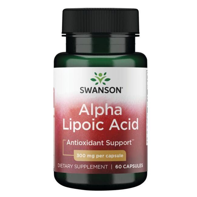 Alpha Lipoic Acid - Alfa lipoinė rūgštis - 300 mg - N60 - Swanson