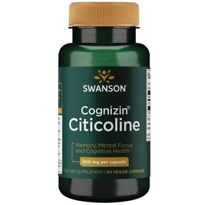 Cognizin Citicoline - 500 mg - N60 - Citikolinas - Swanson - Vaistine1.lt