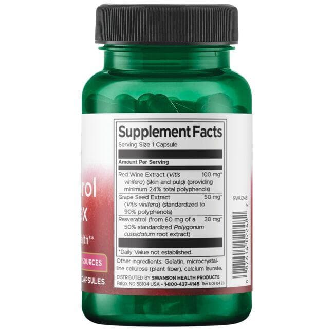 Resveratrol Complex - 180 mg - N60 - Swanson