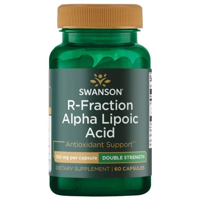 R-Fraction Alpha Lipoic Acid - Alfa lipoinė rūgštis - 100 mg - N60 - Swanson