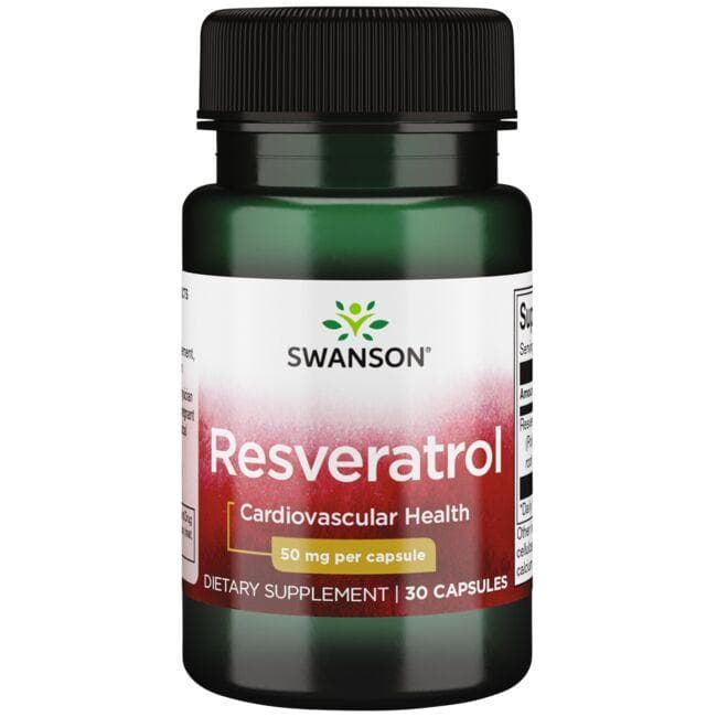 Resveratrol - 50 mg - N30 - Swanson - Vaistine1.lt