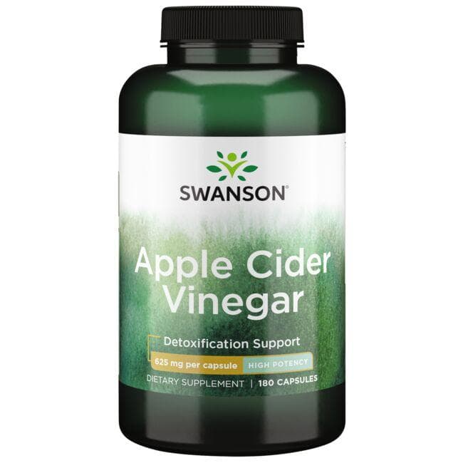 Apple Cider Vinegar - Obuolių sidro actas - 625 mg - N180 - Swanson