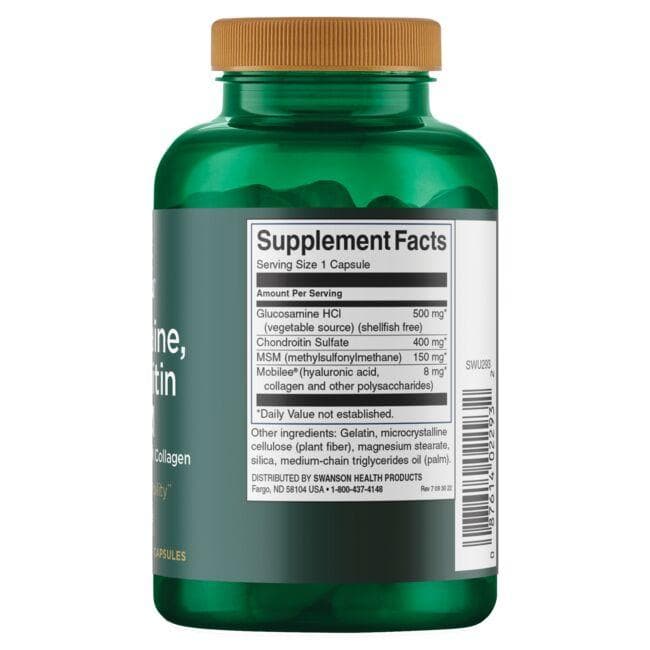 Glucosamine, Chondroitin & MSM - N90 - Swanson