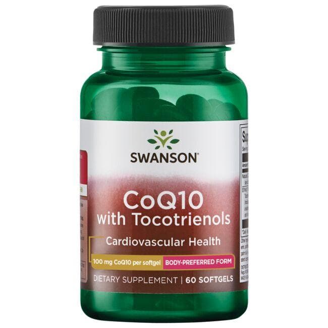 CoQ10 with Tocotrienols - Kofermentas - 100 mg - N60 - Swanson