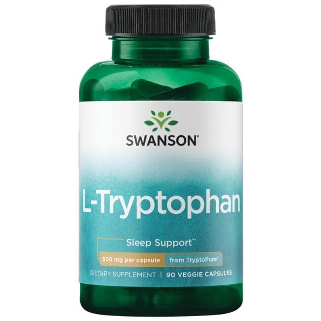 L-Triptophan iš TryptoPure - 500 gr - 90 kap. - Swanson