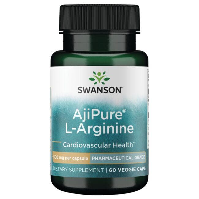 AjiPure L-Arginine - farmacinis - 500 mg - N60 - Swanson