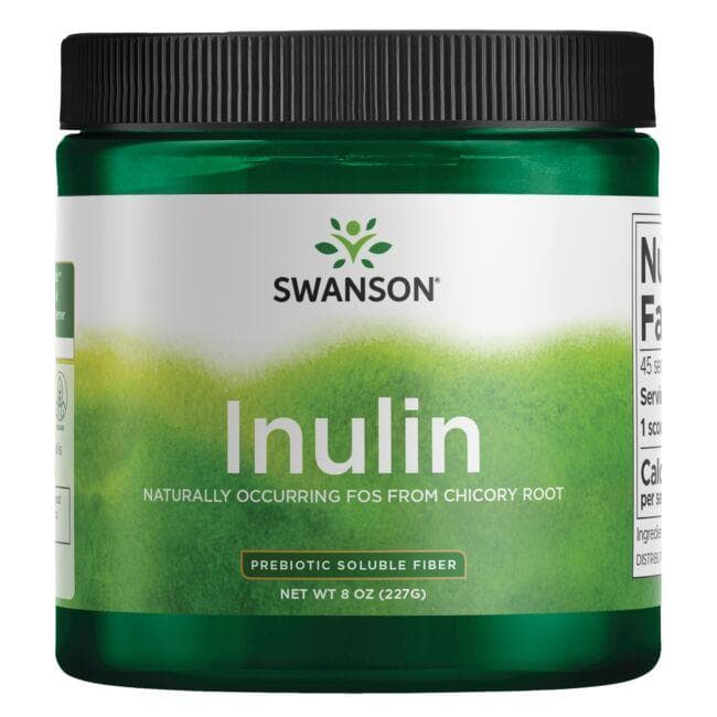 Inulin - Prebiotic Soluble Fiber - Inulinas - Prebiotikas - 227 gr - Swanson