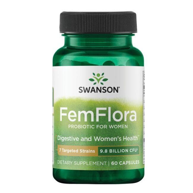 FemFlora Probiotikai moterims - Gerosios bakterijos - N60 - Swanson