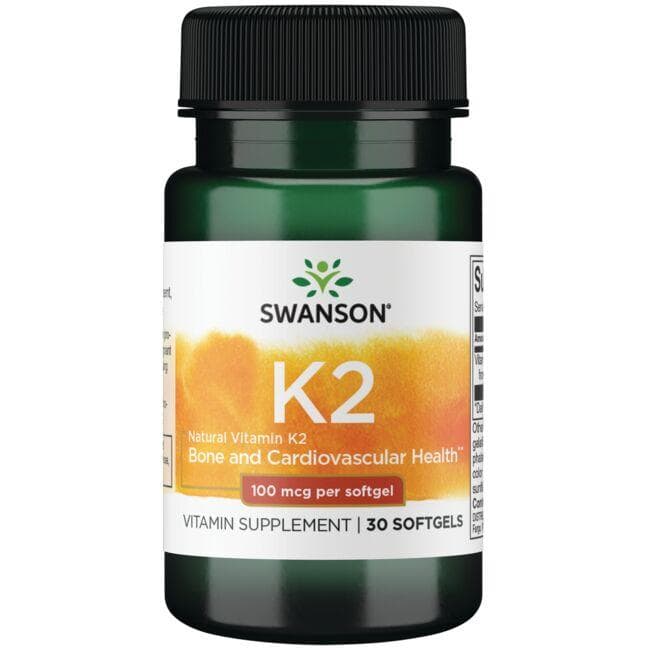 Vitamin K2 - Natūralus - 100 mcg - N30 - Swanson - Vaistine1.lt