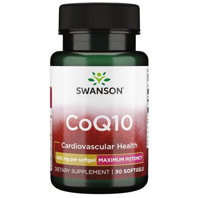CoQ10 - 400 mg - N30 - Širdžiai - Kofermentas Q10 - Swanson - Vaistine1.lt