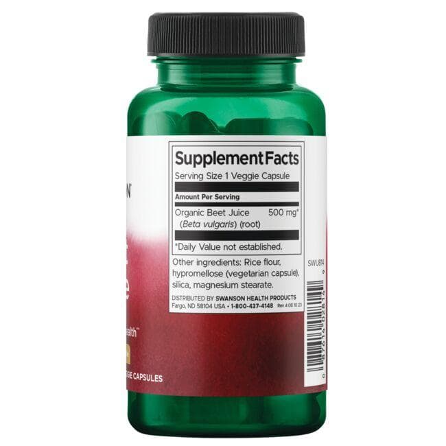 Beet Juice - Burokėlių sultys - 500 mg - N60 - Swanson