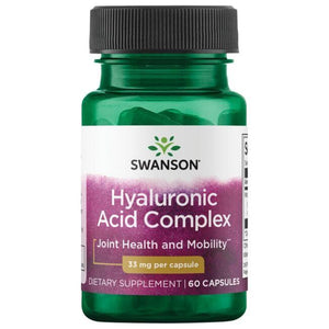 Hyaluronic Acid Complex - Hialurono rūgštis - 33 mg - N60 - Swanson - Vaistine1.lt