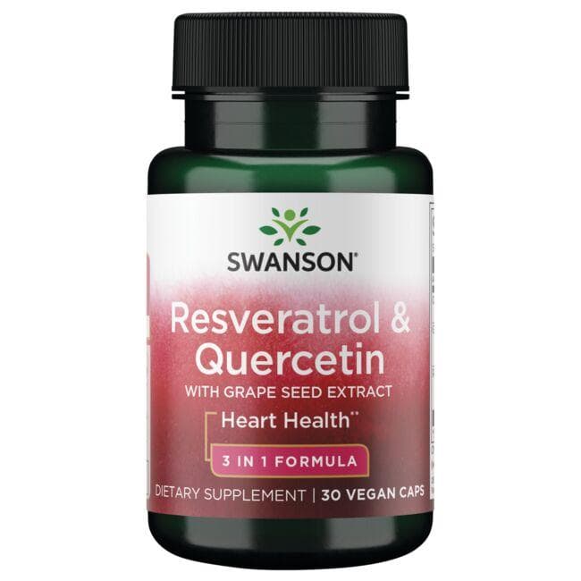 Resveratrol & Quercetin - Resveratrolis ir kvercetinas - N30 - Swanson