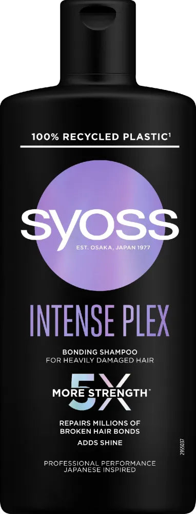 SYOSS Intense Plex šampūnas pažeistiems plaukams 440 ml - Kosmetika