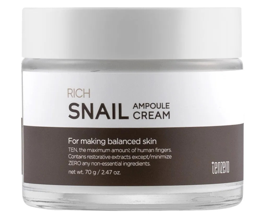 TENZERO nourishing cream - facial ampoule Snail 70 g - Kosmetika