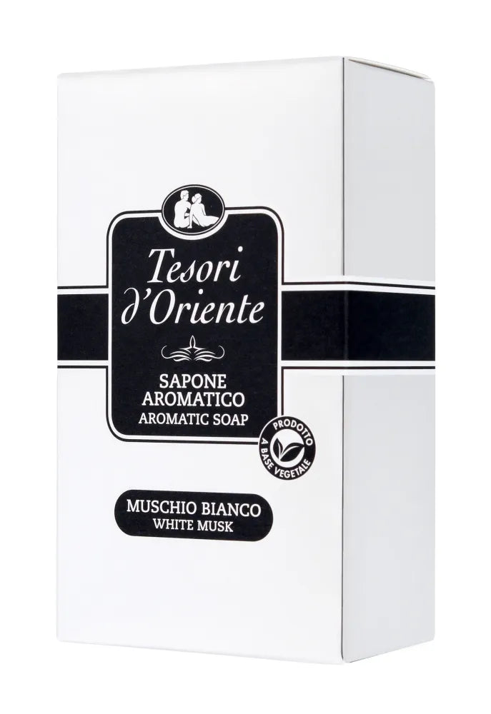 TESORI D’ORIENTE Aromatinis muilas - Muschio Bianco 125g - Kosmetika
