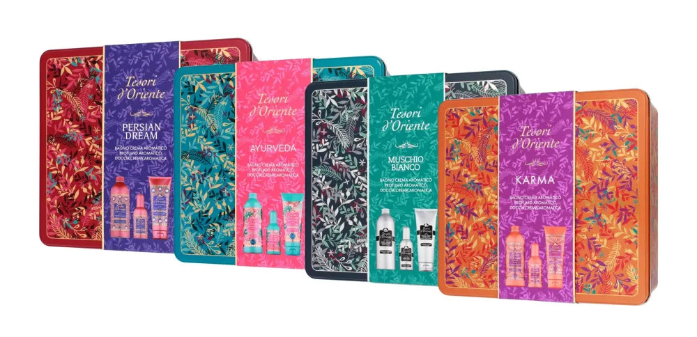 TESORI SET OF SAINT Can skystis voniai + Gelis + Edt (8 mišiniai) - Kosmetika