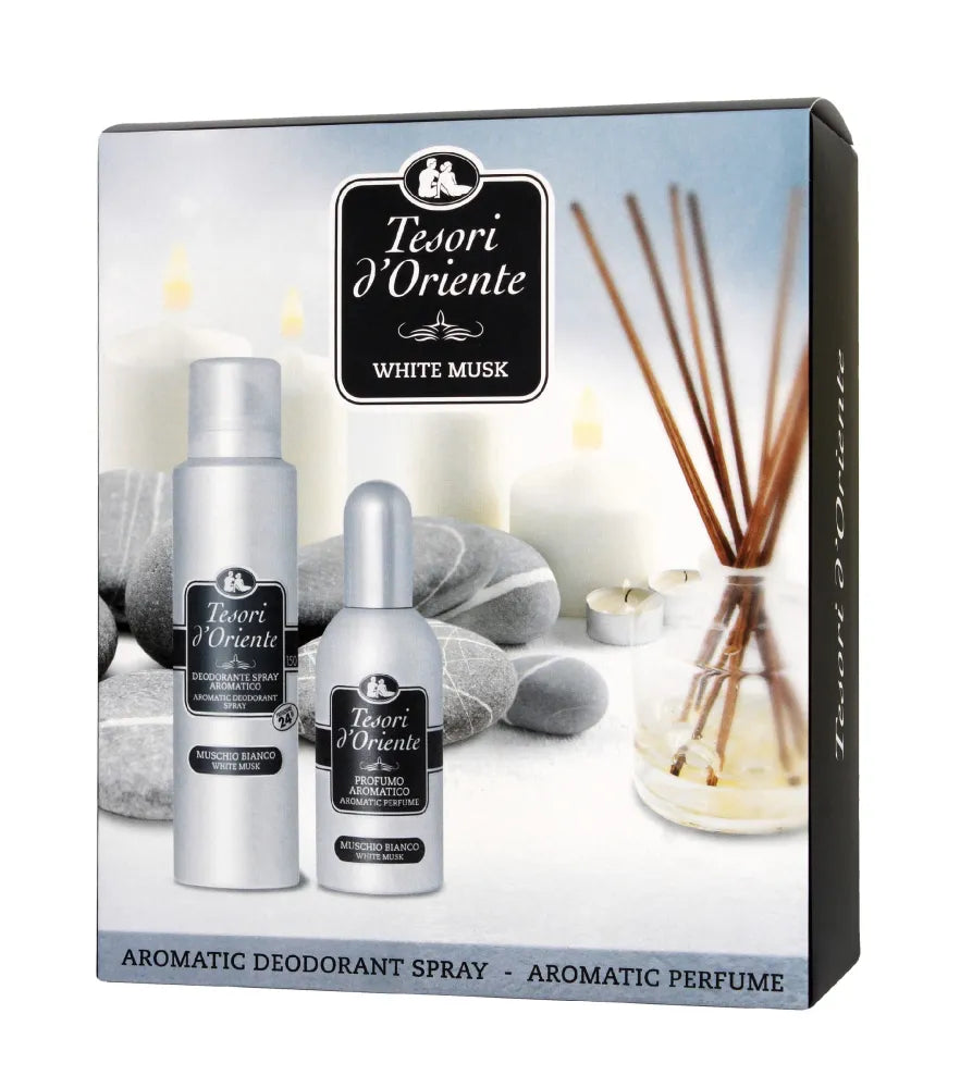 TESORI ZEST SAINT Edt + Deo Baltasis Muskusas - Kosmetika