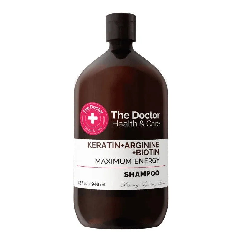 THE DOCTOR Health & Care Hair Strengthening Shampoo Keratin + Arginine + Biotin 946 ml. - Kosmetika