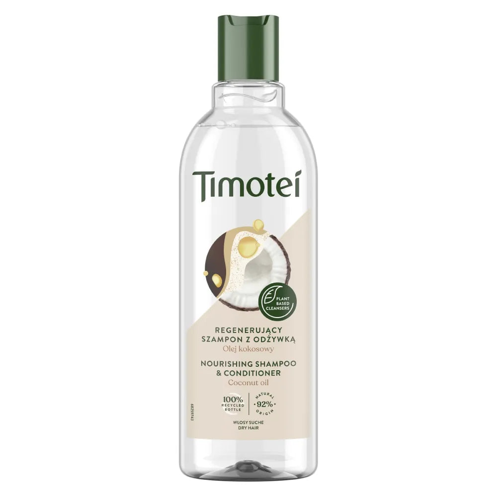 TIMOTEI Regenerating shampoo with conditioner 400 ml - Kosmetika
