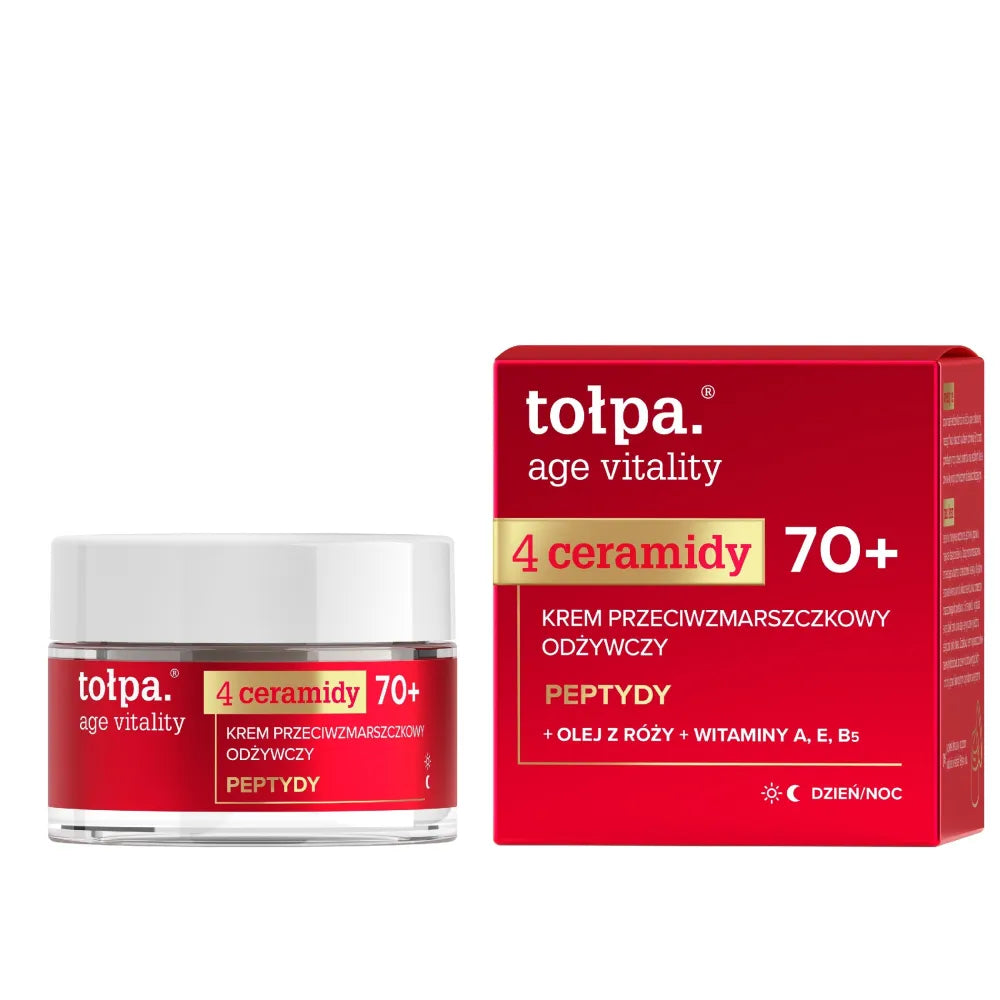TOŁPA Age Vitality Anti-wrinkle nourishing cream 70+ 50 ml - Kosmetika