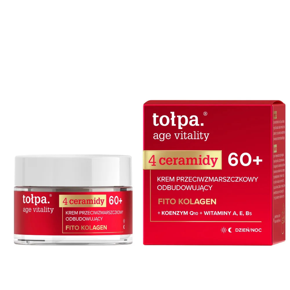 TOŁPA Age Vitality Anti-wrinkle Reconstructive Cream 60+ 50 ml - Kosmetika