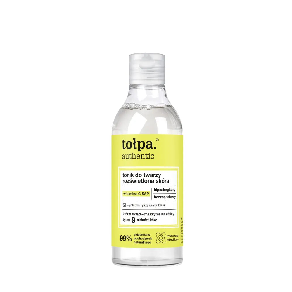 TOŁPA Authentic Facial tonic - apšviesta oda (vitaminas C SAP) 200 ml - Kosmetika