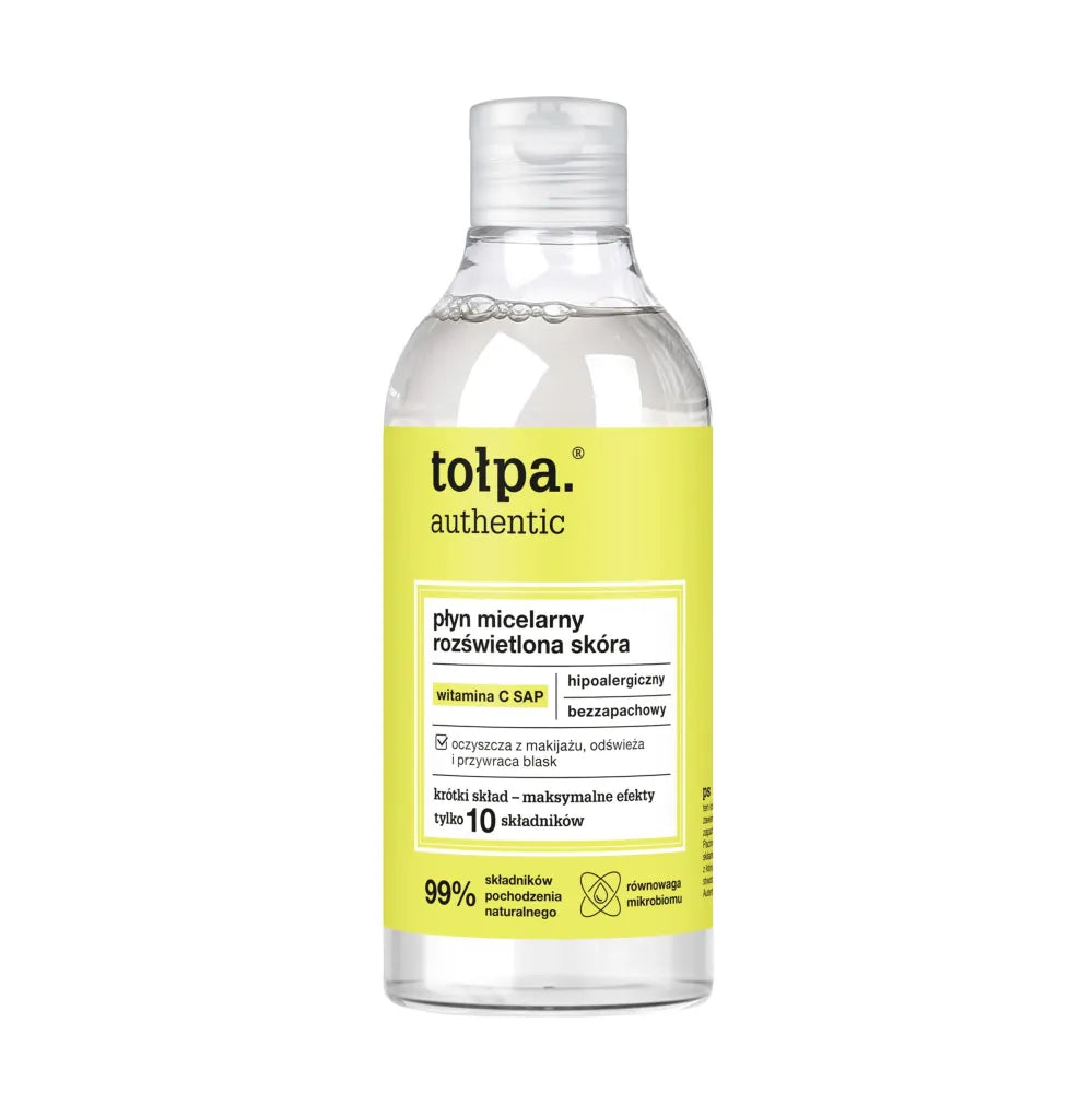 TOŁPA Authentic Micellar Liquid - Apšviesta oda 300 ml - Kosmetika