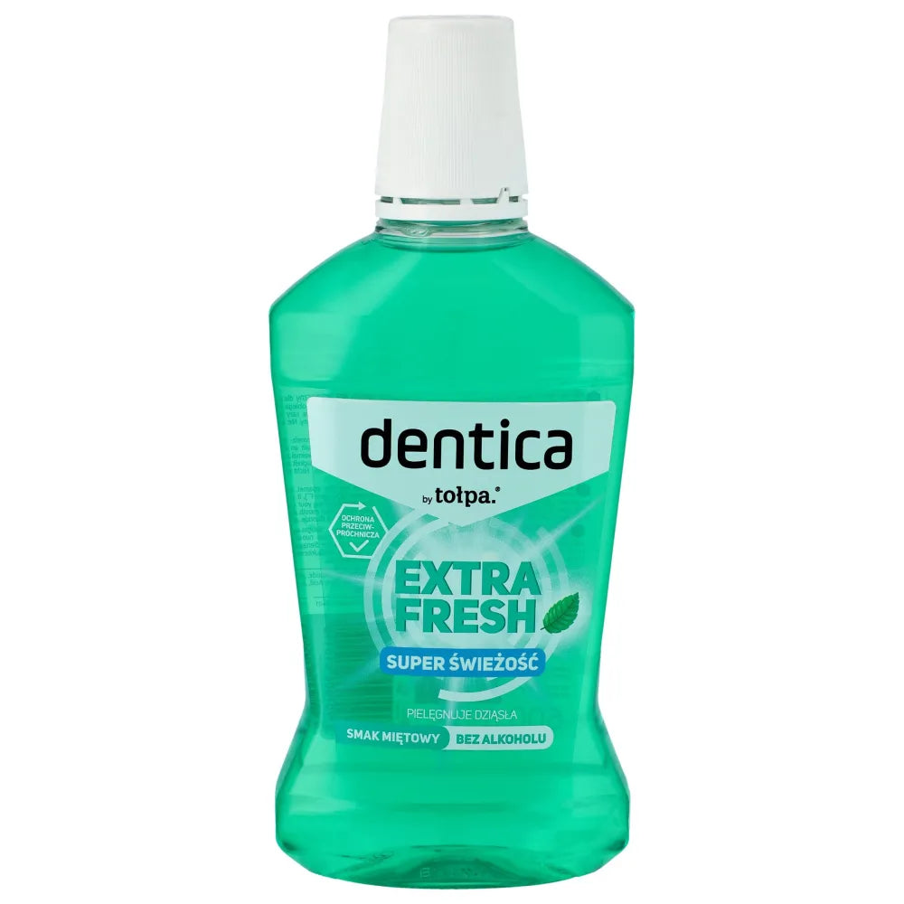 TOŁPA Dentica Extra Fresh Mint Mouthwash 500 ml - Kosmetika