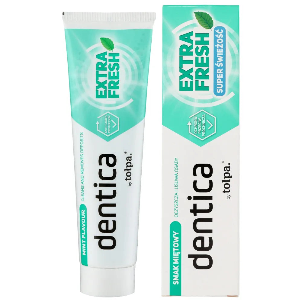 TOŁPA Dentica Extra Fresh Mint Toothpaste 100 ml - Kosmetika