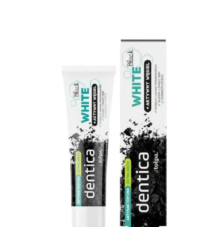 TOŁPA Dentica juodasis dantų pasta 75ml - Kosmetika