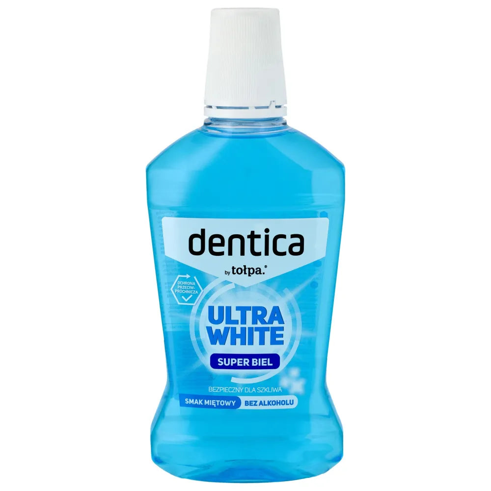 TOŁPA Dentica Ultra White Mouthwash Balinantis Mėtos 500 ml - Kosmetika