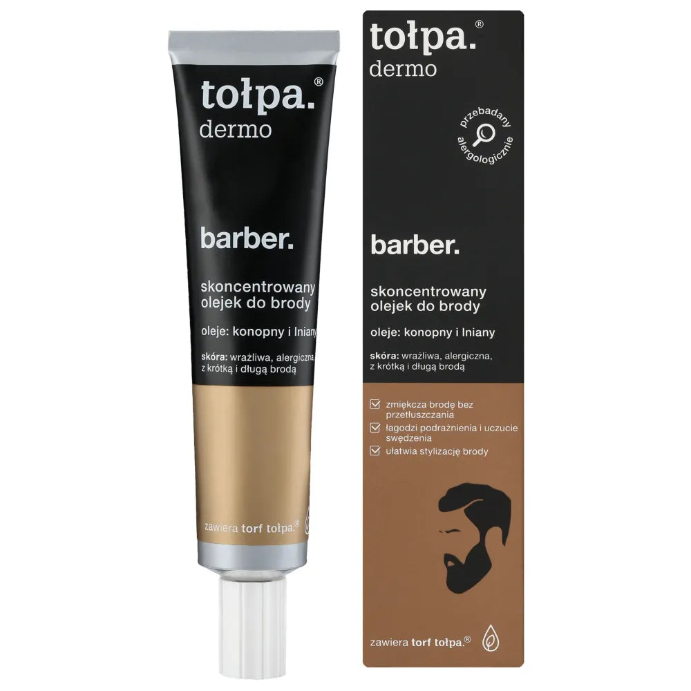 TOŁPA Dermo Barber Koncentruotas barzdos aliejus 40 ml - Kosmetika