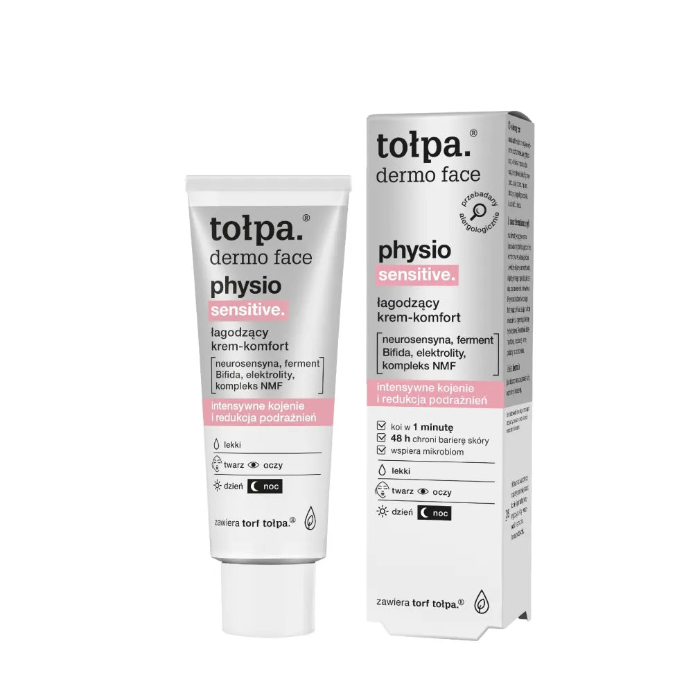 TOŁPA Dermo Face Physio Soothing Cream - Comfort 40 ml - Kosmetika