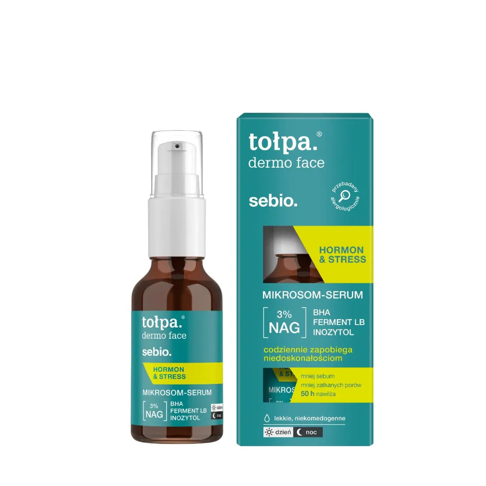 TOŁPA Dermo Face Sebio Hormone & Stress Microsome - serum 30 ml - Kosmetika