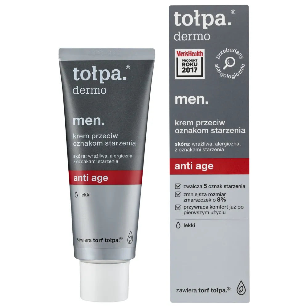 TOŁPA Dermo Men Anti-Aging Kremas 40 ml - Kosmetika