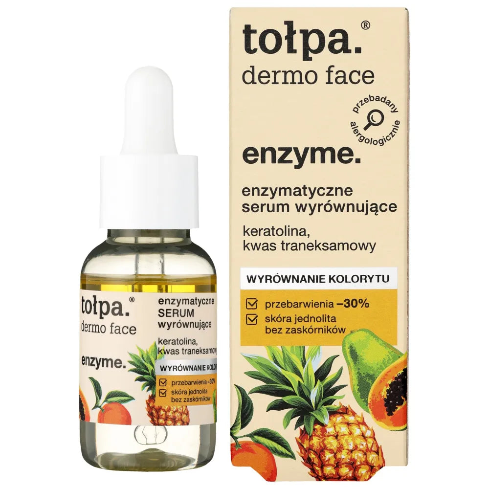 TOŁPA Dermo Veido Enzimų Enzimatinis Serumas Lygiagretinantis - odos tono lygiagretinimas 30 ml - Kosmetika
