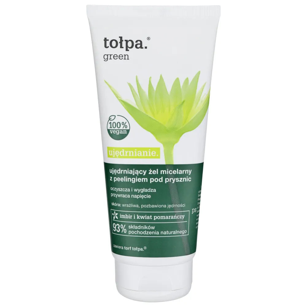 TOŁPA Green Micellar dušo gelis su pilingu - stangrinantis 200 ml - Kosmetika