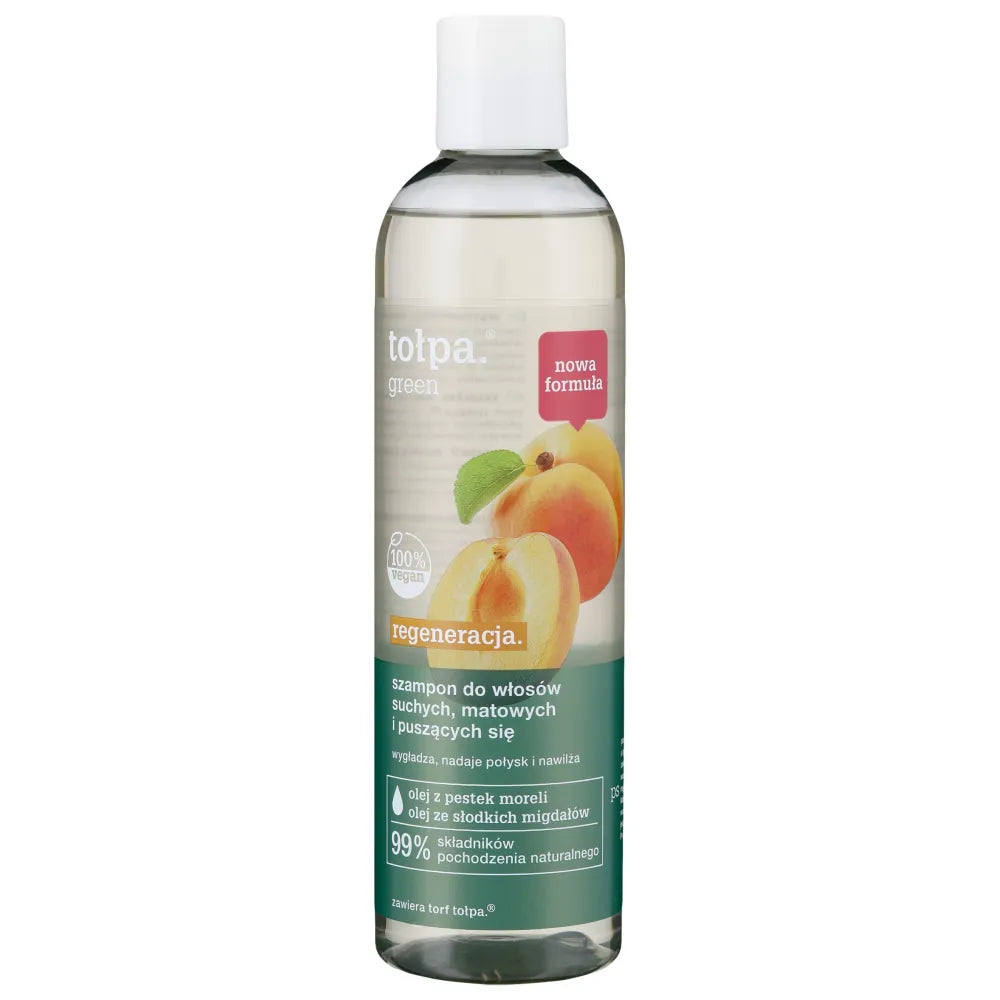 TOŁPA Green Regeneration Shampoo sausai nuobodžiai ir garbanotai plaukams 300 ml - Kosmetika