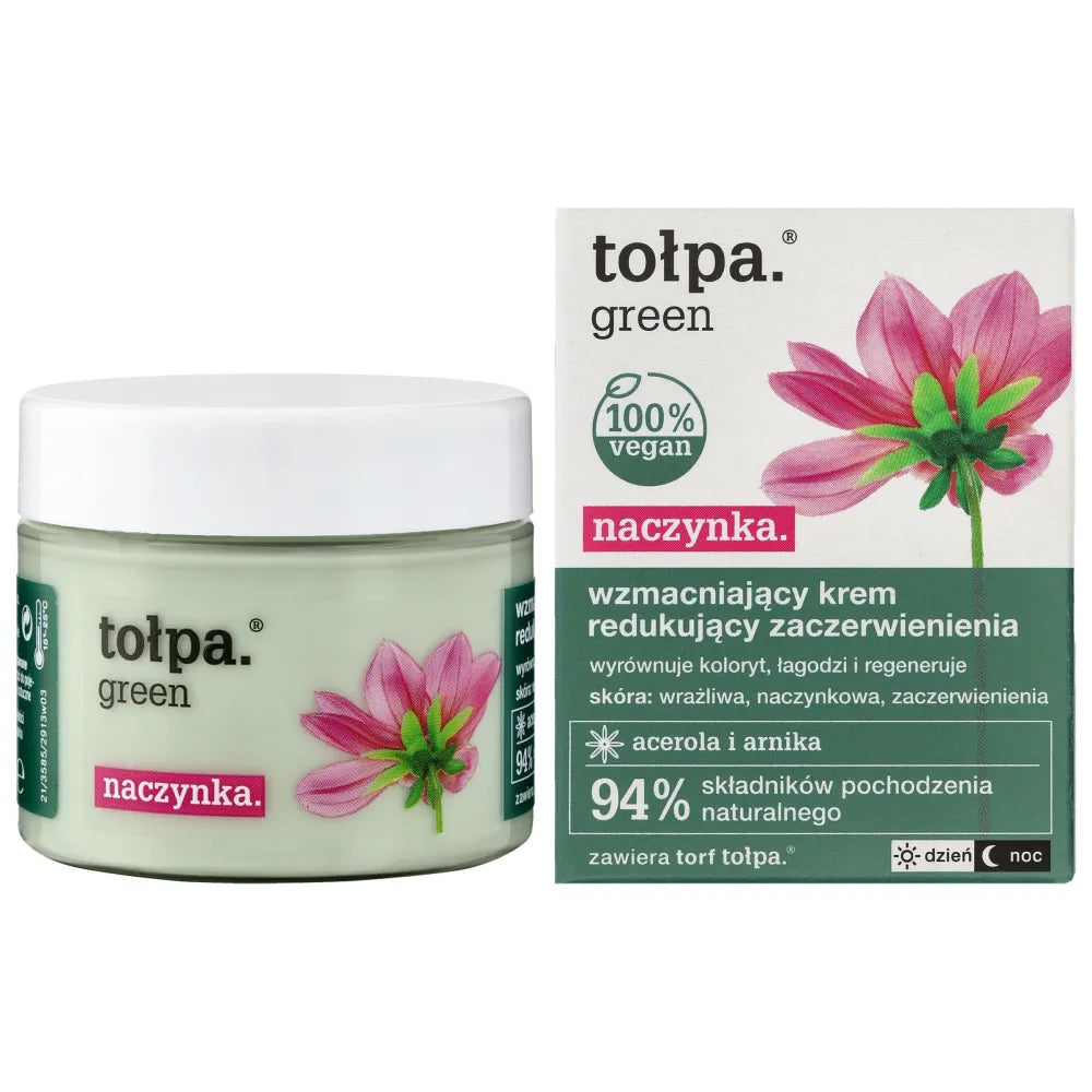 TOŁPA Green Vessels Strengthening Cream mažinantis paraudimą 50 ml - Kosmetika