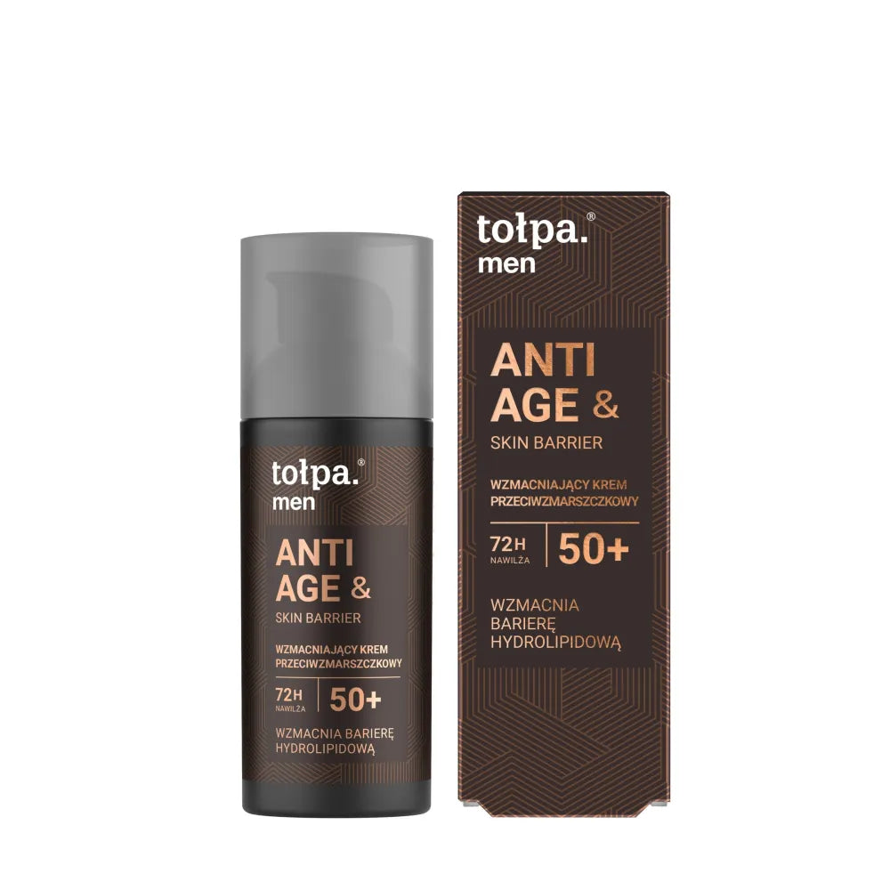 TOŁPA Men Anti Age&Skin Barrier 50+ Kremas nuo raukšlių stiprinantis 50 ml - Kosmetika