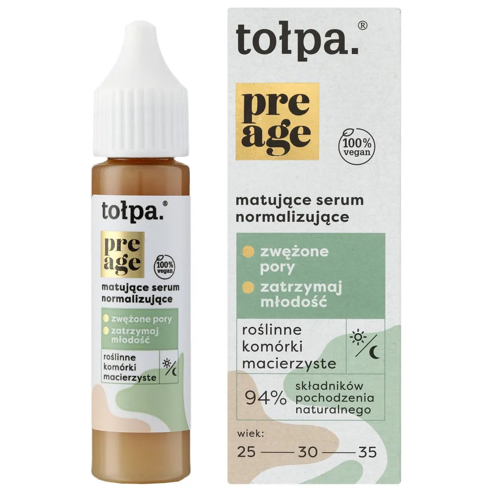TOŁPA Pre Age Matizuojantis Normalizuojantis Serumas dienai ir nakčiai 20 ml - Kosmetika