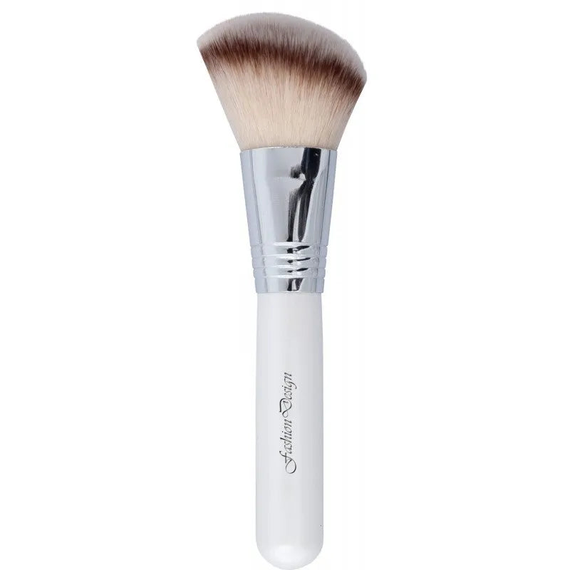 Top Choice Fashion Design White Line Blush Brush (37184) 1vnt - Kosmetika