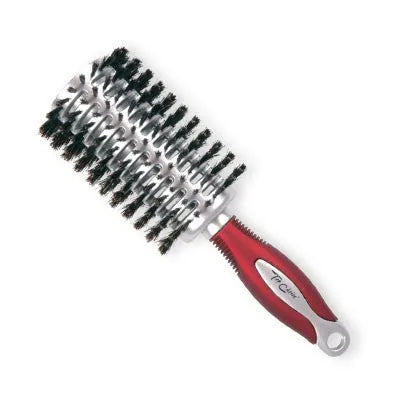 Top Choice Hair accessories Formavimo šepetys dydis ’L’ sidabrinis ir burgundinis - Kosmetika