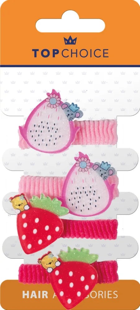 Top Choice Hair bands (26584) 1 pakelis - 4 vnt. - Kosmetika