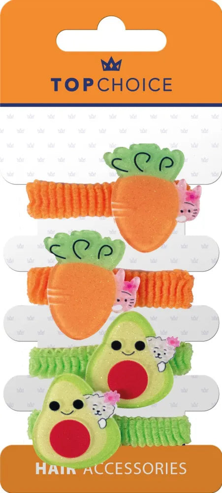 Top Choice Hair bands (26591) 1 pakelis - 4 vnt. - Kosmetika