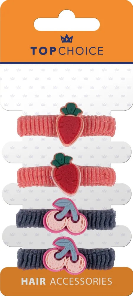Top Choice Hair bands (26645) 1 pakas - 4 vnt. - Kosmetika