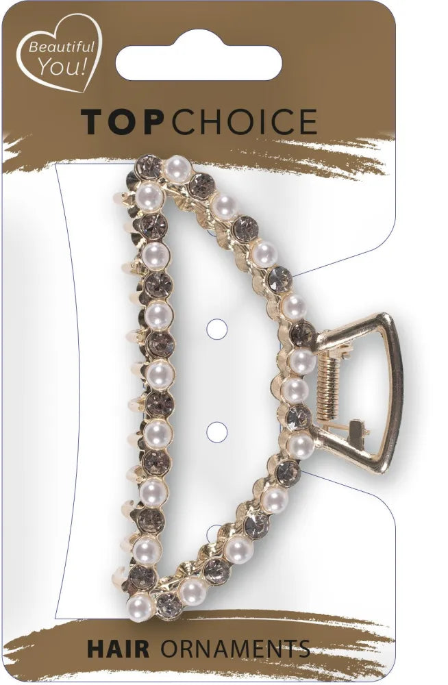 TOP CHOICE Hair Buckle L Pearls - Kosmetika