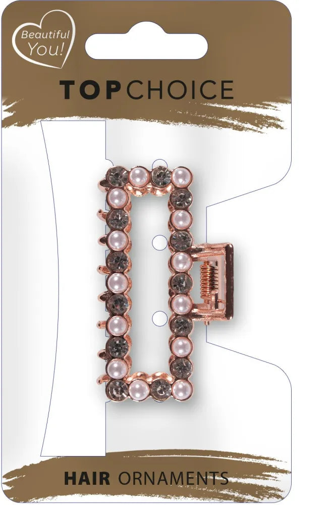 TOP CHOICE Hair Buckle - Rose Gold - Kosmetika