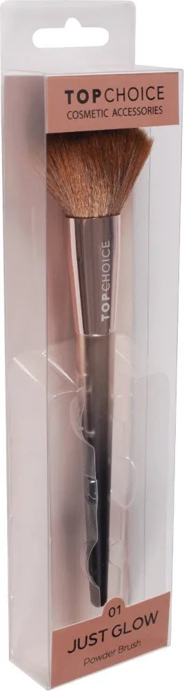 TOP CHOICE Just Glow Powder Brush 01 - Kosmetika